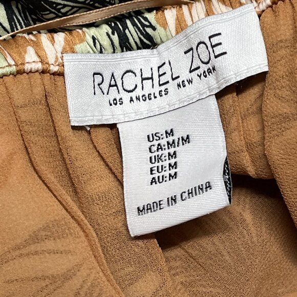 Rachel Zoe Tropical Print Jumpsuit - Green and Brown - Picture 9 of 14